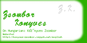 zsombor konyves business card