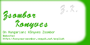 zsombor konyves business card